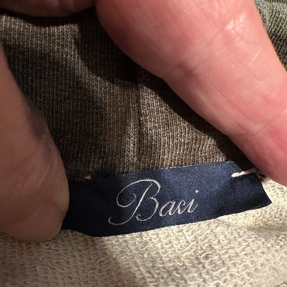 Baci Trade Co NY Camouflage open leg jogger Pants - Green & Cream - Picture 6 of 7